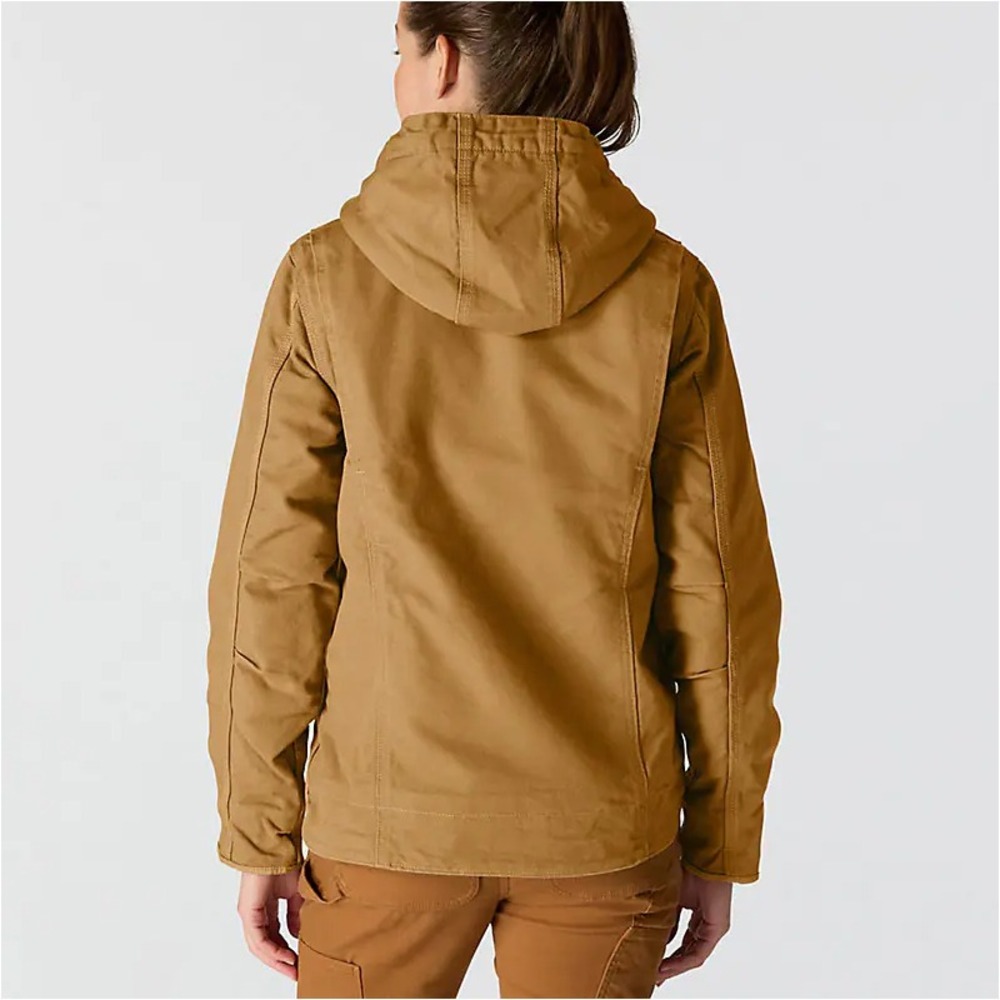 Carhartt Women's Iconic Washed Duck Sierra Jacket Size 2XL (20) Brown Work Wear - Picture 2 of 16